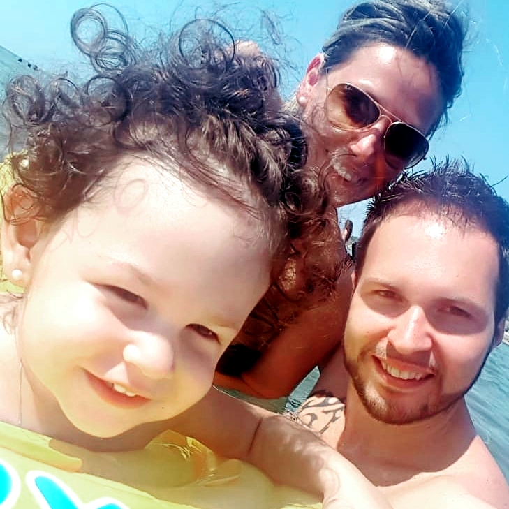 Iris, Christian e Chantal
